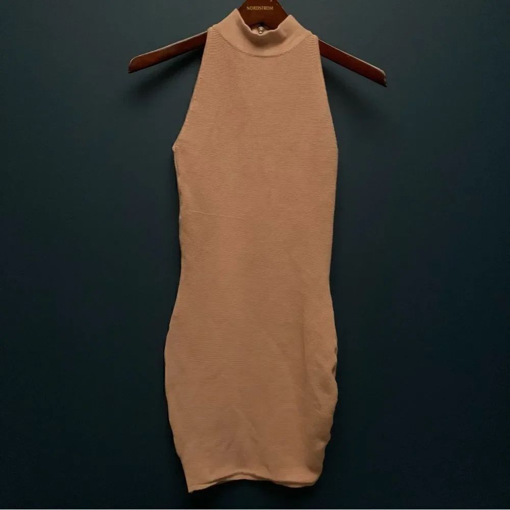 OlivaceousâRibbedâMiniâDressâSmall